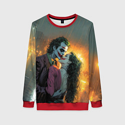 Свитшот женский Joker love, цвет: 3D-красный