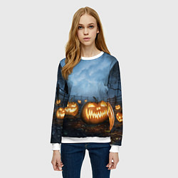 Свитшот женский Костюмы для halloween, цвет: 3D-белый — фото 2