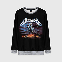 Женский свитшот Metallica - neon fantasy