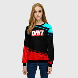 Свитшот женский Dayz neon color, цвет: 3D-черный — фото 2