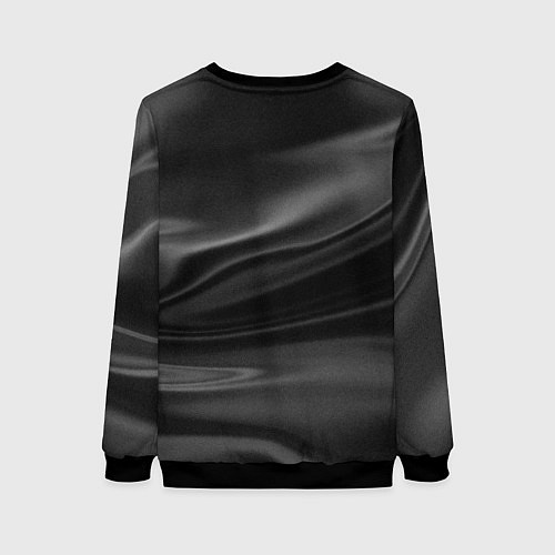Женский свитшот Текстура драпированного шелка / 3D-Черный – фото 2