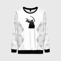 Свитшот женский Children of Bodom white poly, цвет: 3D-черный