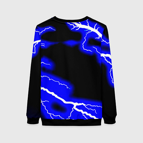 Женский свитшот Quake молнии шторм / 3D-Черный – фото 2