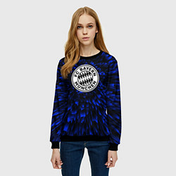 Свитшот женский Bayern blue energy, цвет: 3D-черный — фото 2