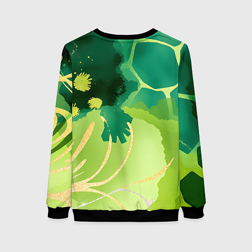 Женский свитшот Вдохновленный природой / 3D-Черный – фото 2