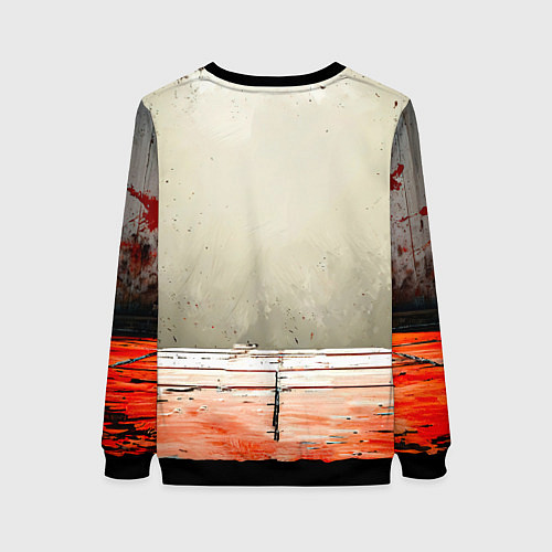 Женский свитшот Боец боевых искусств / 3D-Черный – фото 2