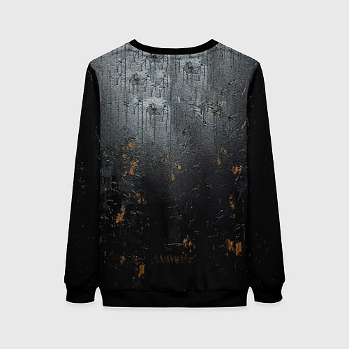 Женский свитшот Черная боксерская груша / 3D-Черный – фото 2