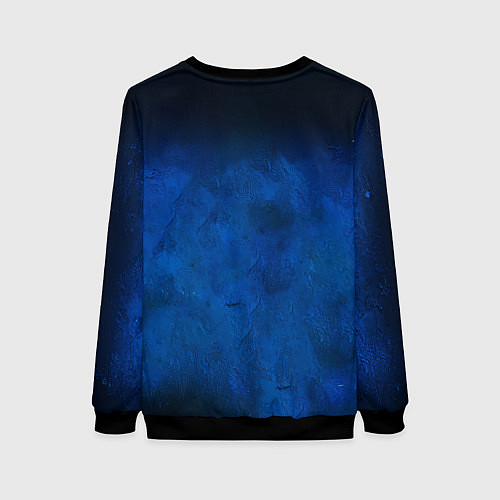 Женский свитшот Дастин Порье на синем / 3D-Черный – фото 2