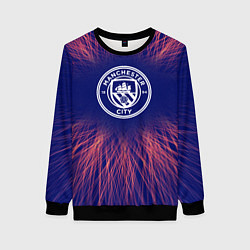 Свитшот женский Manchester City red energy, цвет: 3D-черный