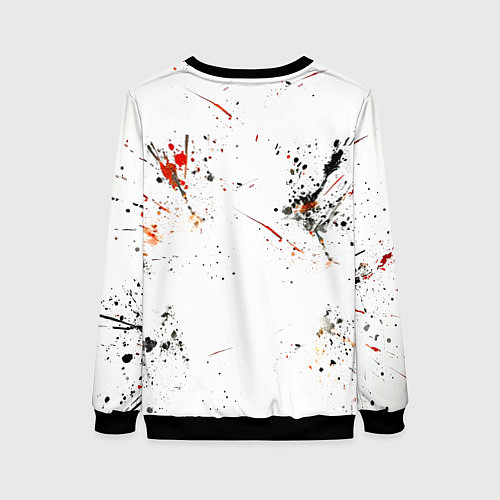 Женский свитшот Мухаммед Али на белом / 3D-Черный – фото 2