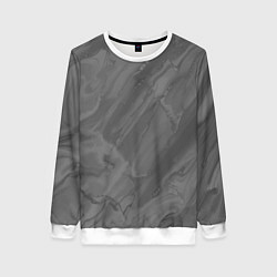 Женский свитшот Серая текстура каменная мрамор