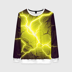 Женский свитшот Color yellow black