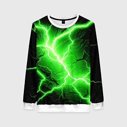 Женский свитшот Color green black