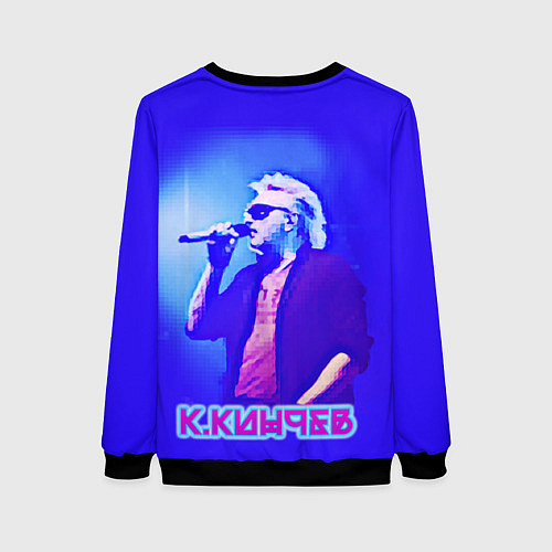 Женский свитшот Кинчев Константин / 3D-Черный – фото 2