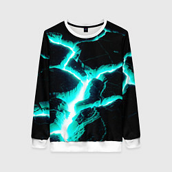 Женский свитшот Color light blue black