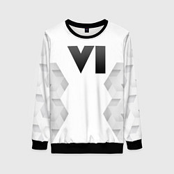 Женский свитшот GTA 6 white poly