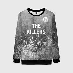 Свитшот женский The Killers - grey gradient посередине, цвет: 3D-черный