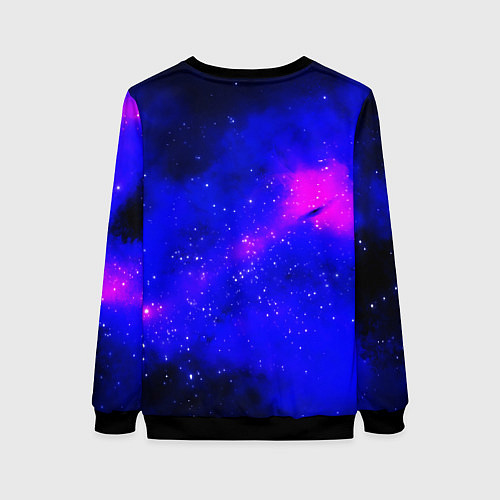Женский свитшот Астронавт в пучине / 3D-Черный – фото 2