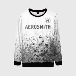 Свитшот женский Aerosmith - white gradient посередине, цвет: 3D-черный