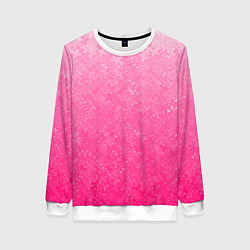 Женский свитшот Розовый градиент с узором
