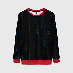 Женский свитшот Color black blue