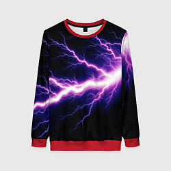 Женский свитшот Lightning purple