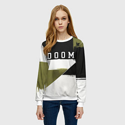 Свитшот женский Doom The Dark Ages, цвет: 3D-белый — фото 2