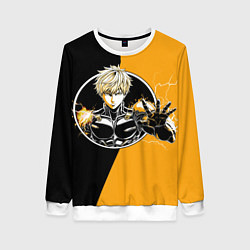 Свитшот женский Генос целится, цвет: 3D-белый