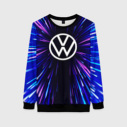 Свитшот женский Volkswagen neon energy, цвет: 3D-черный