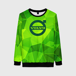 Женский свитшот Volvo green poly