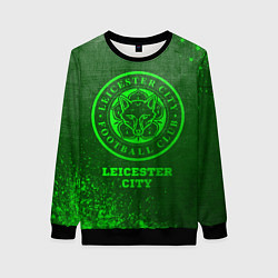 Женский свитшот Leicester City - green gradient