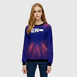 Свитшот женский Enhypen red energy, цвет: 3D-черный — фото 2