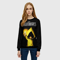 Свитшот женский Little Nightmares - Sixth, цвет: 3D-черный — фото 2