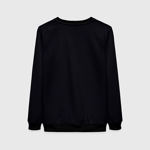 Женский свитшот Неоновый ворон / 3D-Черный – фото 2