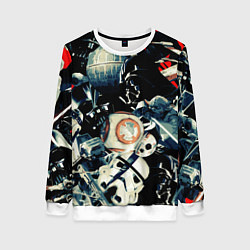 Женский свитшот Звездные войны персонажи