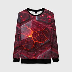 Женский свитшот Горящие рубины