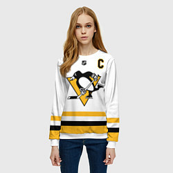 Свитшот женский Кросби - белая форма, цвет: 3D-белый — фото 2