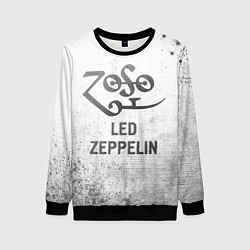 Свитшот женский Led Zeppelin - white gradient, цвет: 3D-черный