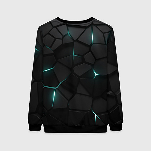 Женский свитшот Анахайм Дакс - плиты с подсветкой / 3D-Черный – фото 2