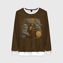 Свитшот женский Когда твоя Наташа певица, цвет: 3D-белый