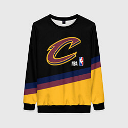 Свитшот женский Cleveland Cavaliers NBA basketball, цвет: 3D-черный