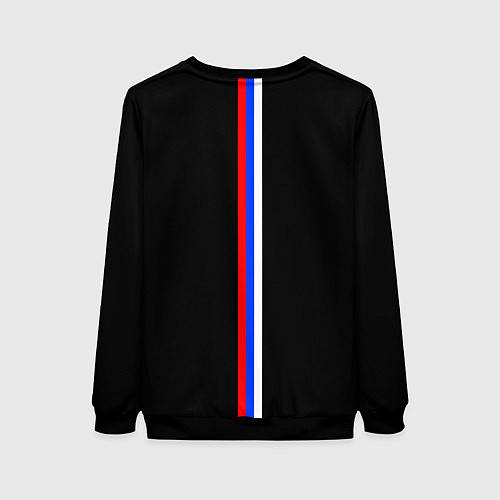 Женский свитшот Russia sports team / 3D-Черный – фото 2