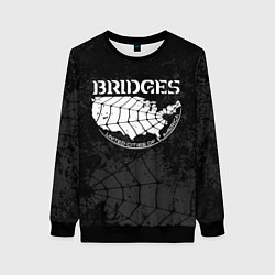 Свитшот женский Bridges company, цвет: 3D-черный