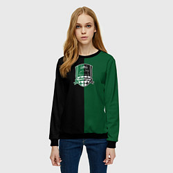 Свитшот женский Смолов - ФК Краснодар, цвет: 3D-черный — фото 2