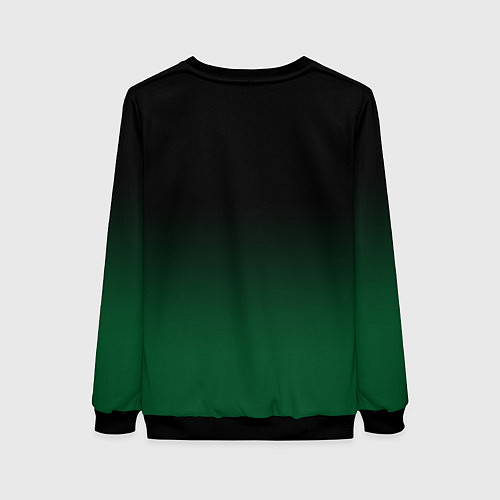 Женский свитшот ФК Краснодар - градиент / 3D-Черный – фото 2