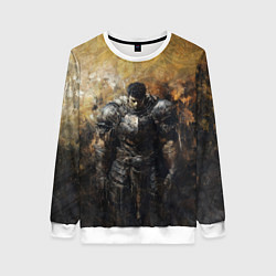Свитшот женский Воин Гатц в броне, цвет: 3D-белый