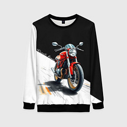 Свитшот женский Ducati Racer, цвет: 3D-черный