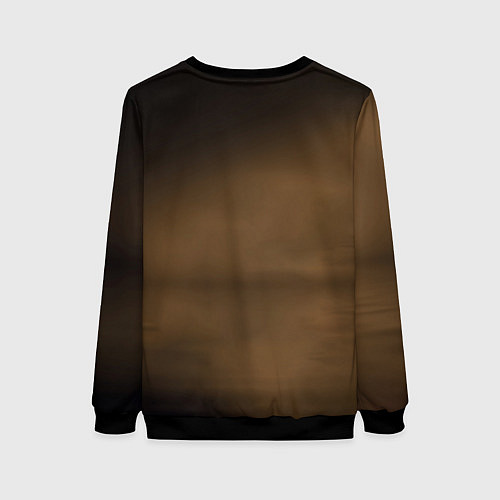 Женский свитшот Летящая птица / 3D-Черный – фото 2