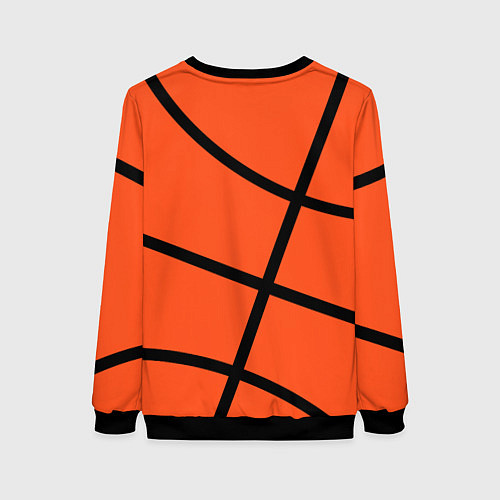 Женский свитшот Майами Хит - баскетболная разметка / 3D-Черный – фото 2