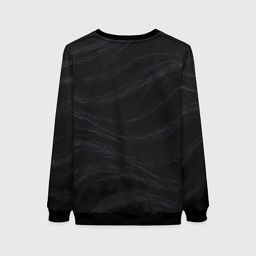 Женский свитшот ВМФ ржавые буквы / 3D-Черный – фото 2